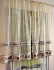 Комплект штор Алетто Кантри бежевый
